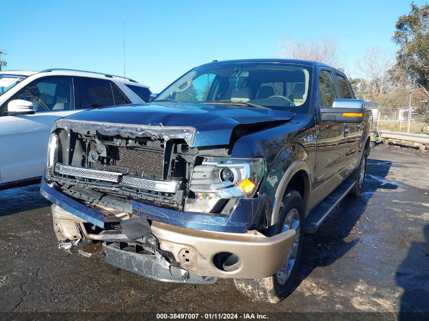 2014 FORD F-150 LARIAT - 1FTFW1ET8EKF31914