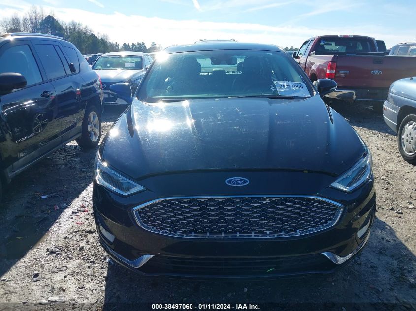 2019 FORD FUSION TITANIUM - 3FA6P0D98KR124413