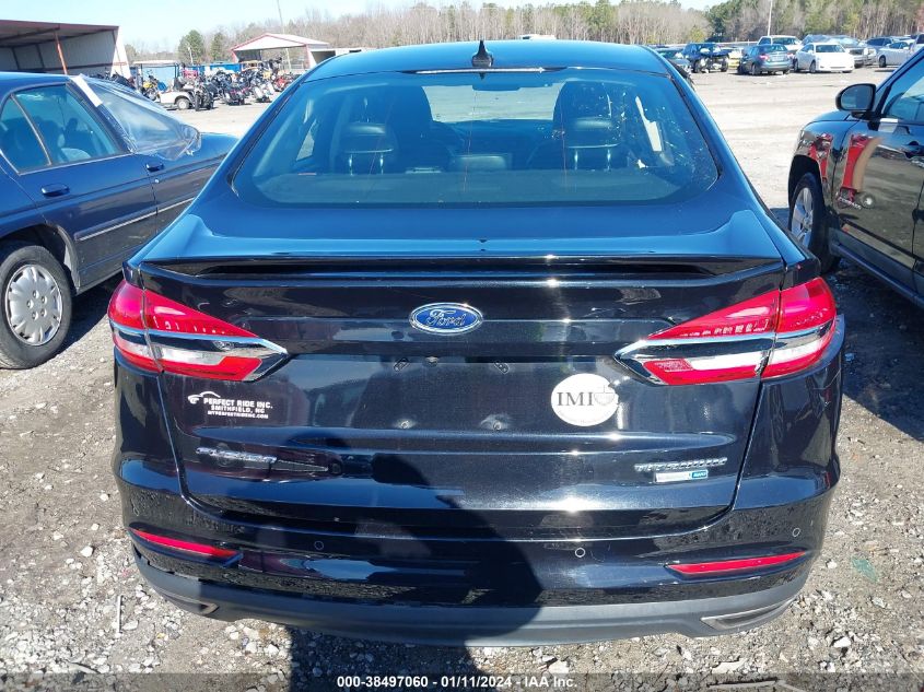 2019 FORD FUSION TITANIUM - 3FA6P0D98KR124413