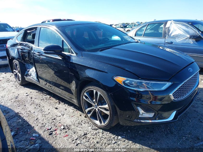 2019 FORD FUSION TITANIUM - 3FA6P0D98KR124413