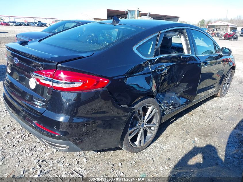 2019 FORD FUSION TITANIUM - 3FA6P0D98KR124413