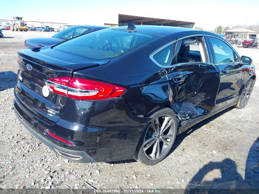 2019 FORD FUSION TITANIUM - 3FA6P0D98KR124413