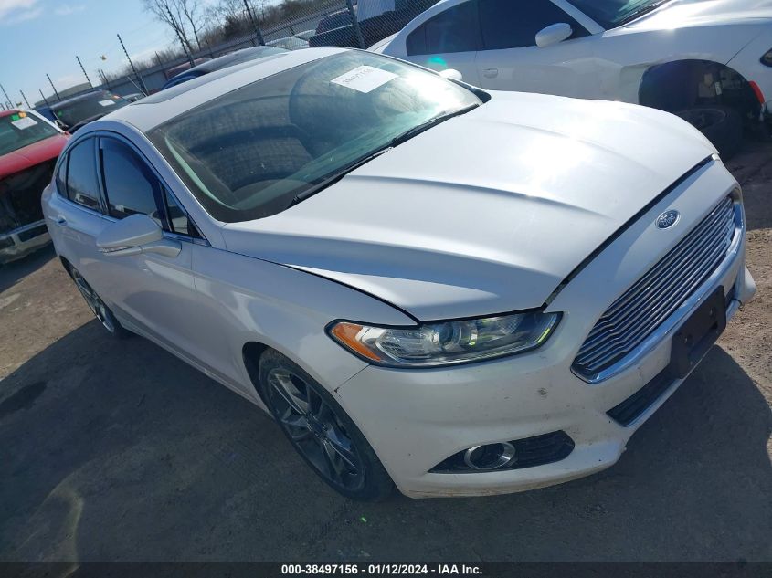 2013 FORD FUSION TITANIUM - 3FA6P0K9XDR323534