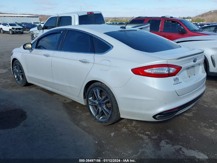 2013 FORD FUSION TITANIUM - 3FA6P0K9XDR323534