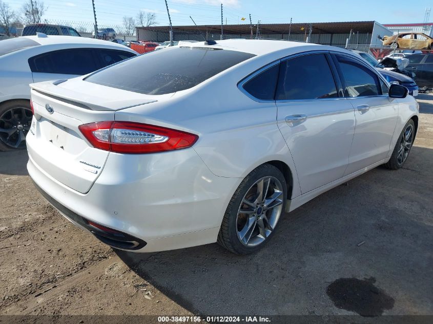 2013 FORD FUSION TITANIUM - 3FA6P0K9XDR323534