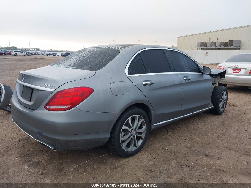 2015 MERCEDES-BENZ C 300 4MATIC/LUXURY 4MATIC/SPORT 4MATIC - 55SWF4KB5FU028075