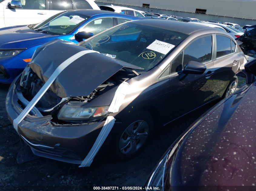 2015 HONDA CIVIC LX - 19XFB2F55FE297821