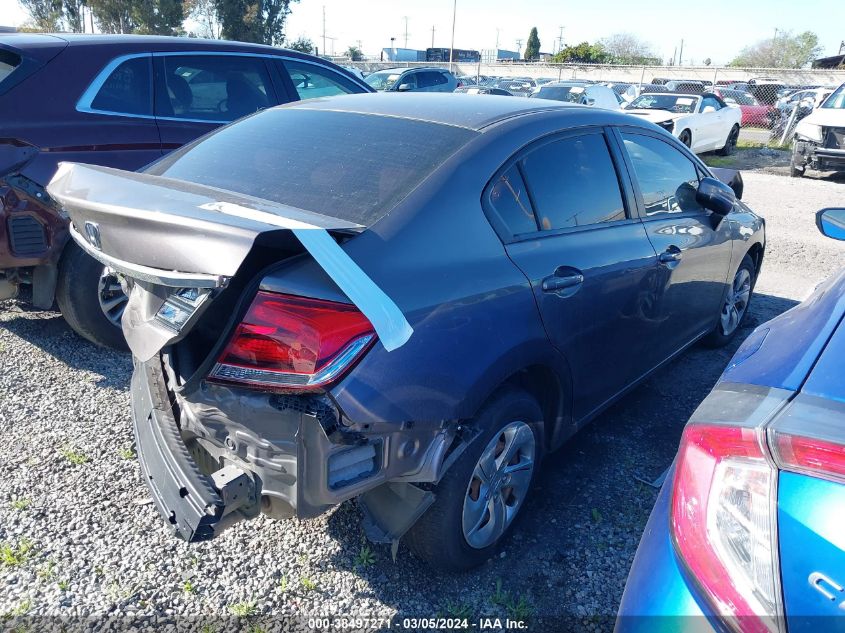 2015 HONDA CIVIC LX - 19XFB2F55FE297821