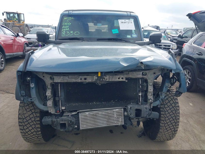 VIN 1FMEE5DP1NLA86044 2022 FORD BRONCO BIG BEND/BLACK DIAMOND/OU