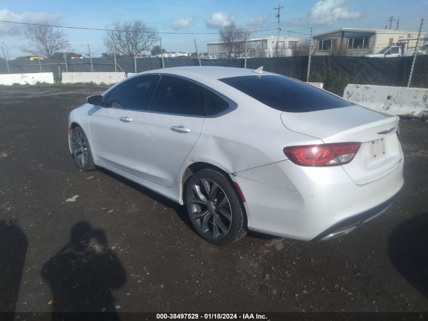 2015 CHRYSLER 200 C - 1C3CCCCG0FN684353