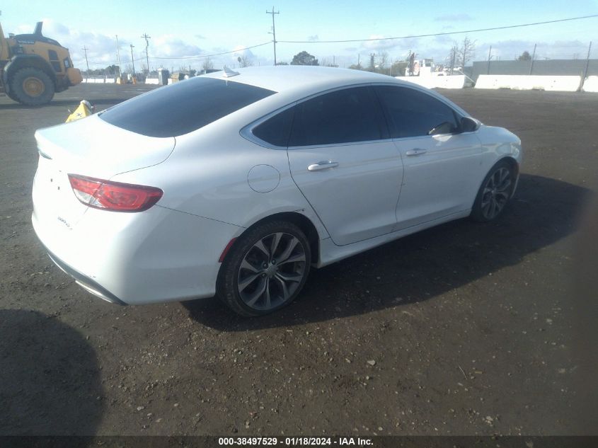 2015 CHRYSLER 200 C - 1C3CCCCG0FN684353