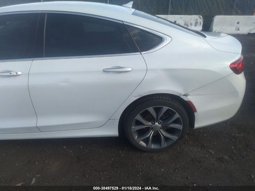 2015 CHRYSLER 200 C - 1C3CCCCG0FN684353