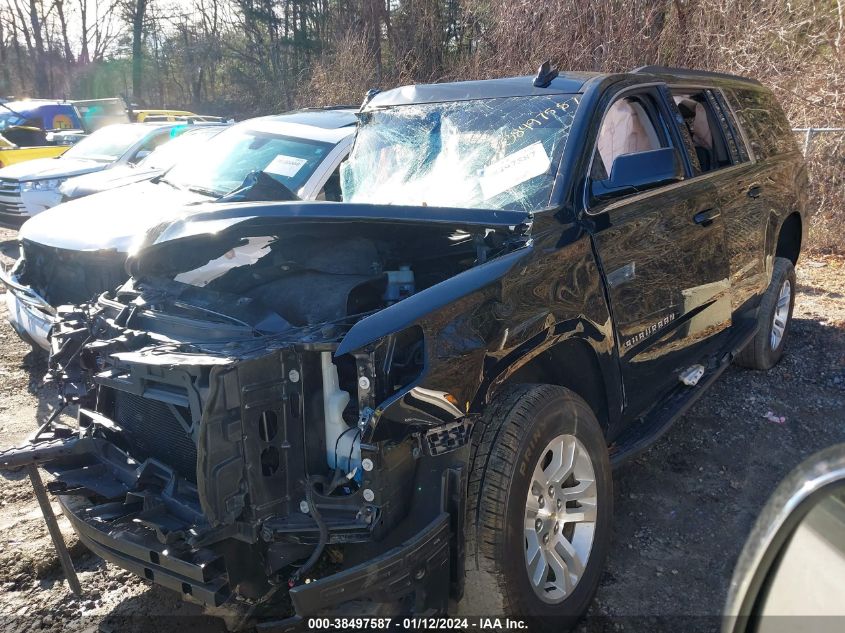 2020 CHEVROLET SUBURBAN K1500 LT - 1GNSKHKC6LR256224