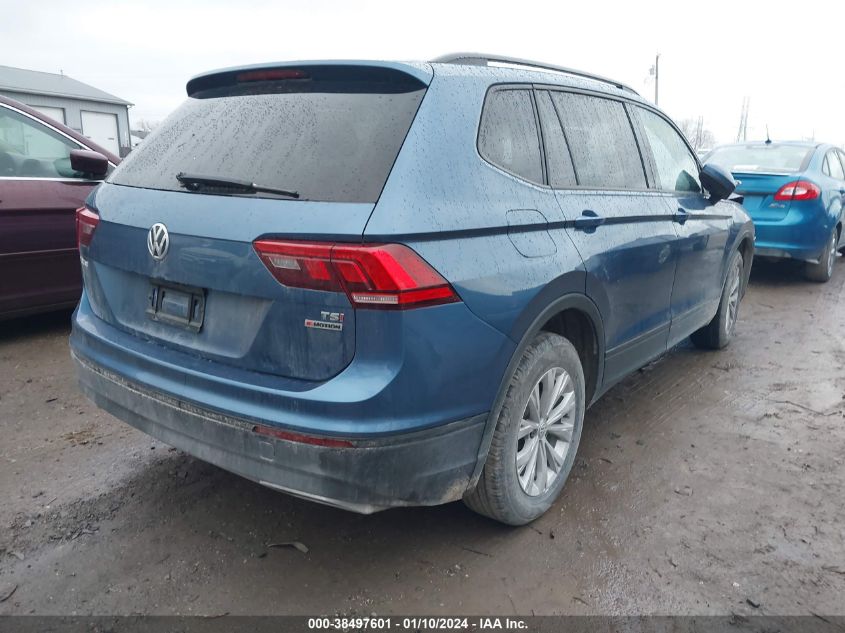 2018 VOLKSWAGEN TIGUAN S - 3VV0B7AX2JM146057
