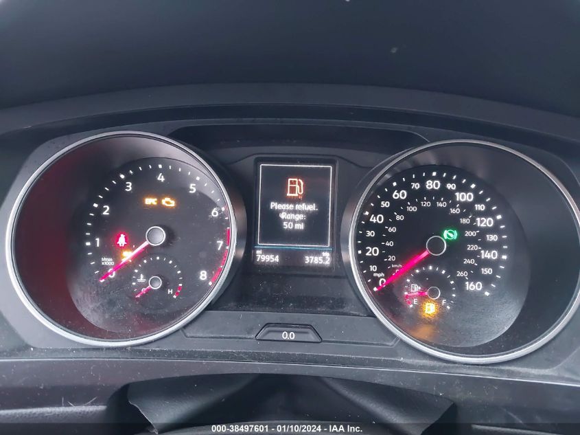 2018 VOLKSWAGEN TIGUAN S - 3VV0B7AX2JM146057