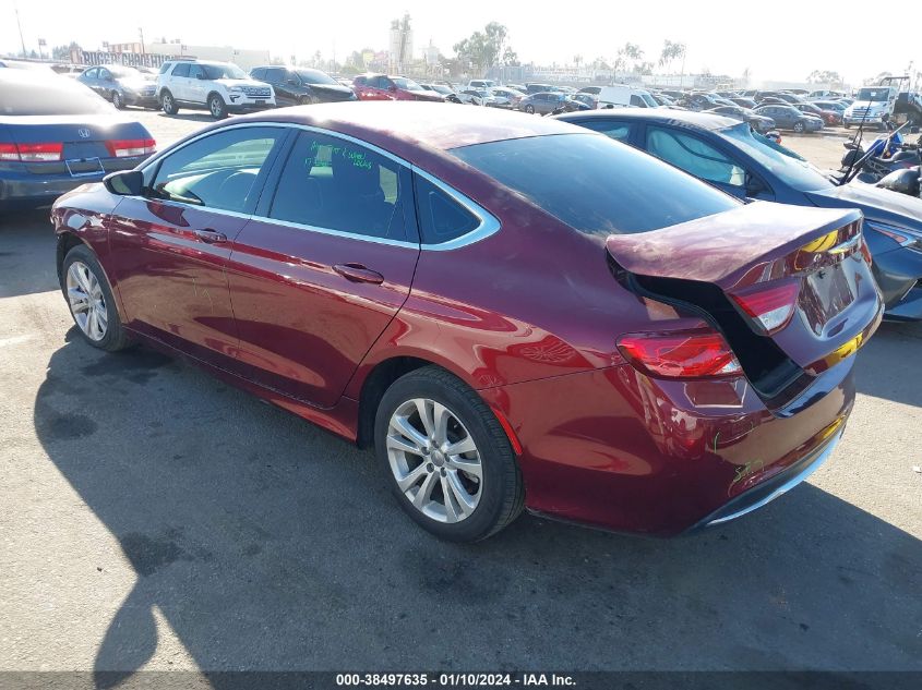 2016 CHRYSLER 200 LIMITED - 1C3CCCAB6GN145406