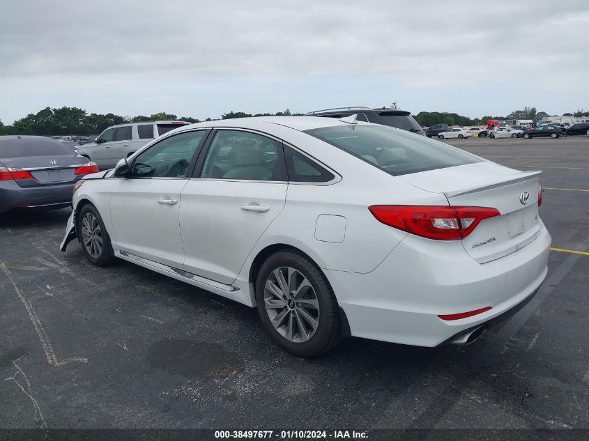 2015 HYUNDAI SONATA SPORT/LIMITED - 5NPE34AF3FH196325