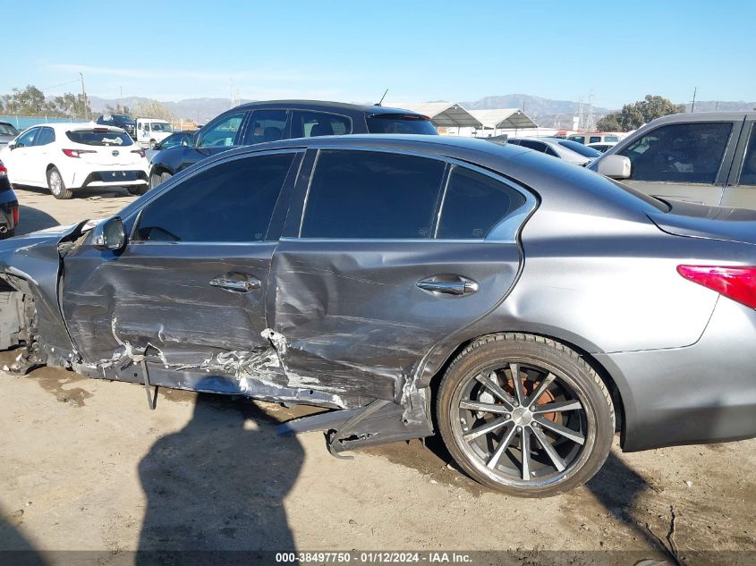 2014 INFINITI Q50 PREMIUM/SPORT - JN1BV7ARWEM696662