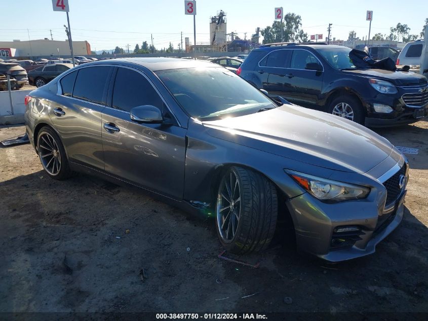 2014 INFINITI Q50 PREMIUM/SPORT - JN1BV7ARWEM696662