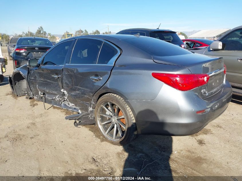 2014 INFINITI Q50 PREMIUM/SPORT - JN1BV7ARWEM696662