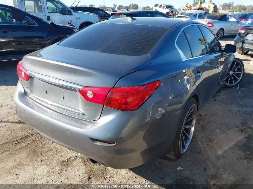 2014 INFINITI Q50 PREMIUM/SPORT - JN1BV7ARWEM696662