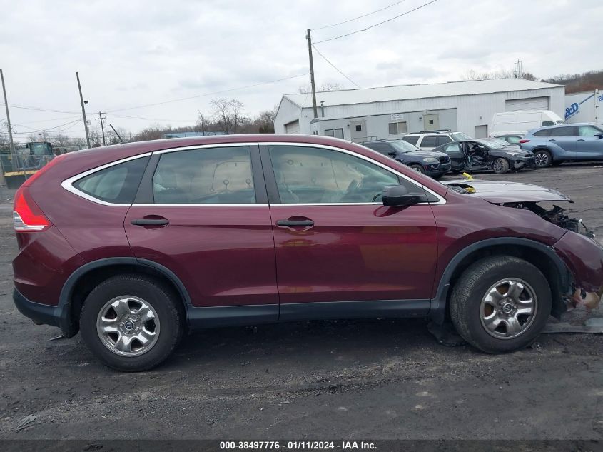 2013 HONDA CR-V LX - 5J6RM4H3XDL035208