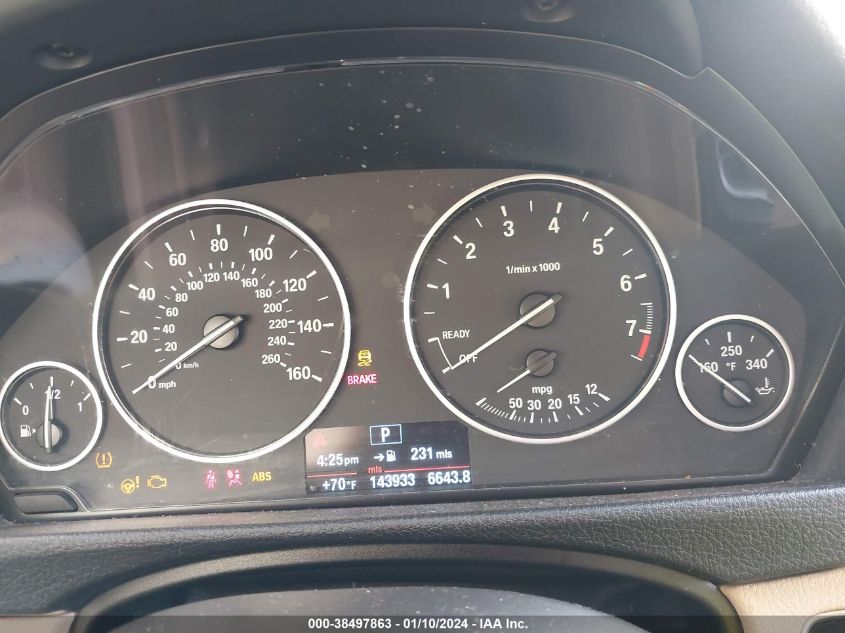 2013 BMW 328I XDRIVE - WBA3B5C5XDF598755
