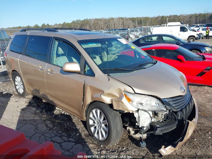 2013 TOYOTA SIENNA XLE 7 PASSENGER - 5TDDK3DC7DS067635