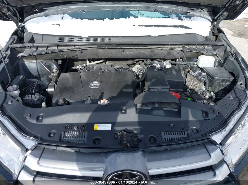 2019 TOYOTA HIGHLANDER XLE - 5TDJZRFH0KS595928