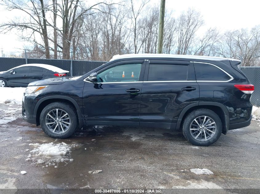 2019 TOYOTA HIGHLANDER XLE - 5TDJZRFH0KS595928