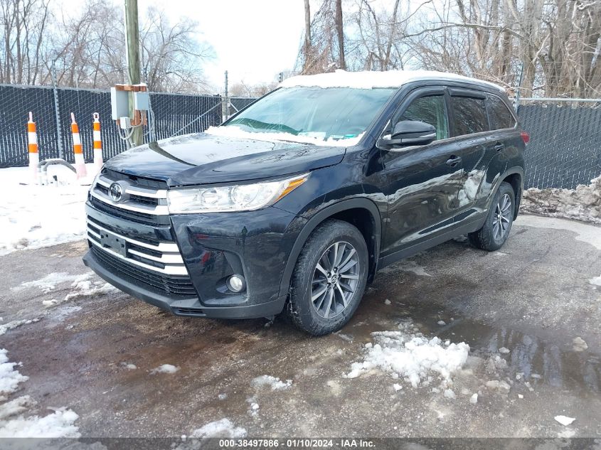 2019 TOYOTA HIGHLANDER XLE - 5TDJZRFH0KS595928