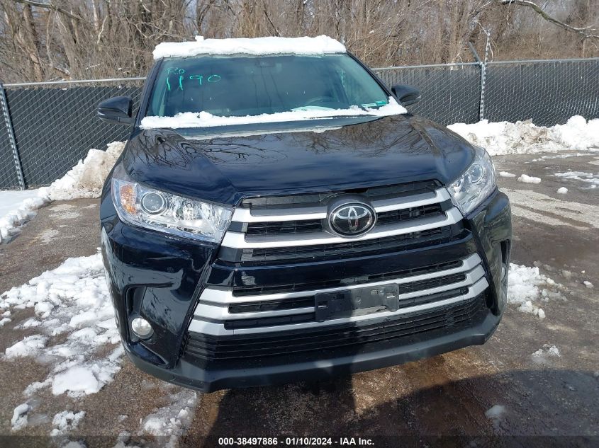 2019 TOYOTA HIGHLANDER XLE - 5TDJZRFH0KS595928