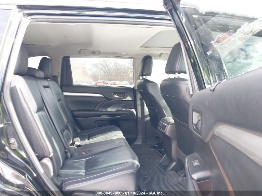 2019 TOYOTA HIGHLANDER XLE - 5TDJZRFH0KS595928