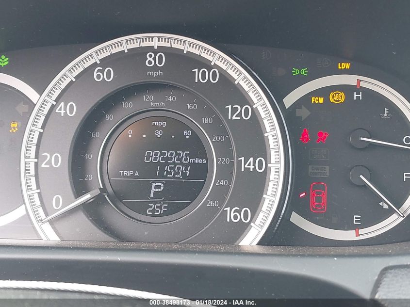 2015 HONDA ACCORD EX-L V-6 - 1HGCR3F81FA020571