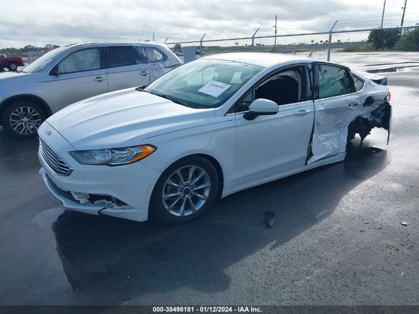 2017 FORD FUSION SE - 3FA6P0HD7HR121932