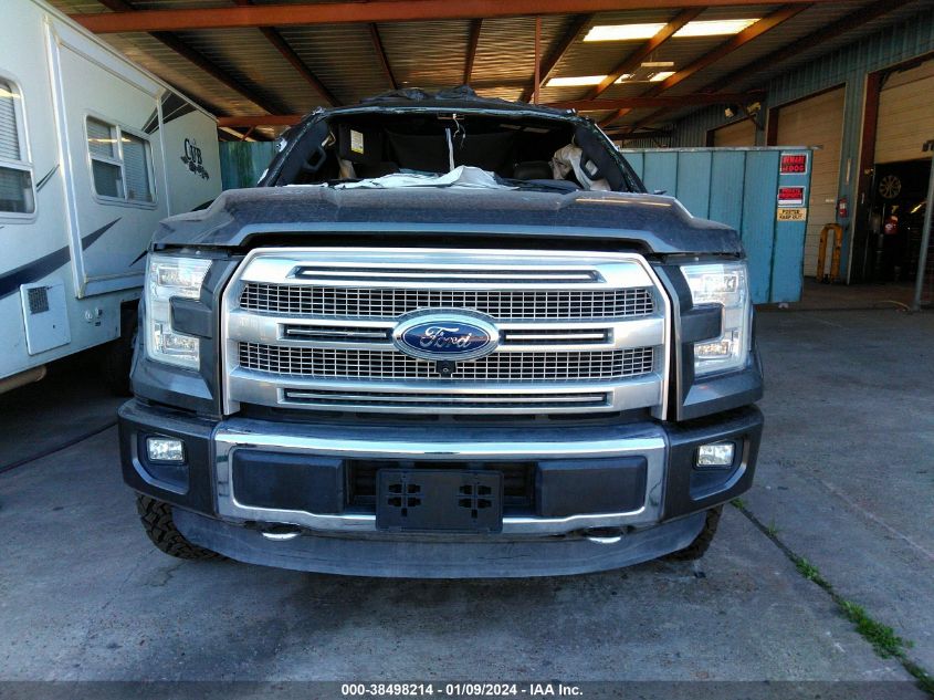 2015 FORD F-150 PLATINUM - 1FTEW1EG5FFA99484