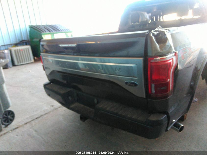 2015 FORD F-150 PLATINUM - 1FTEW1EG5FFA99484