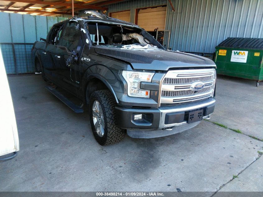 2015 FORD F-150 PLATINUM - 1FTEW1EG5FFA99484