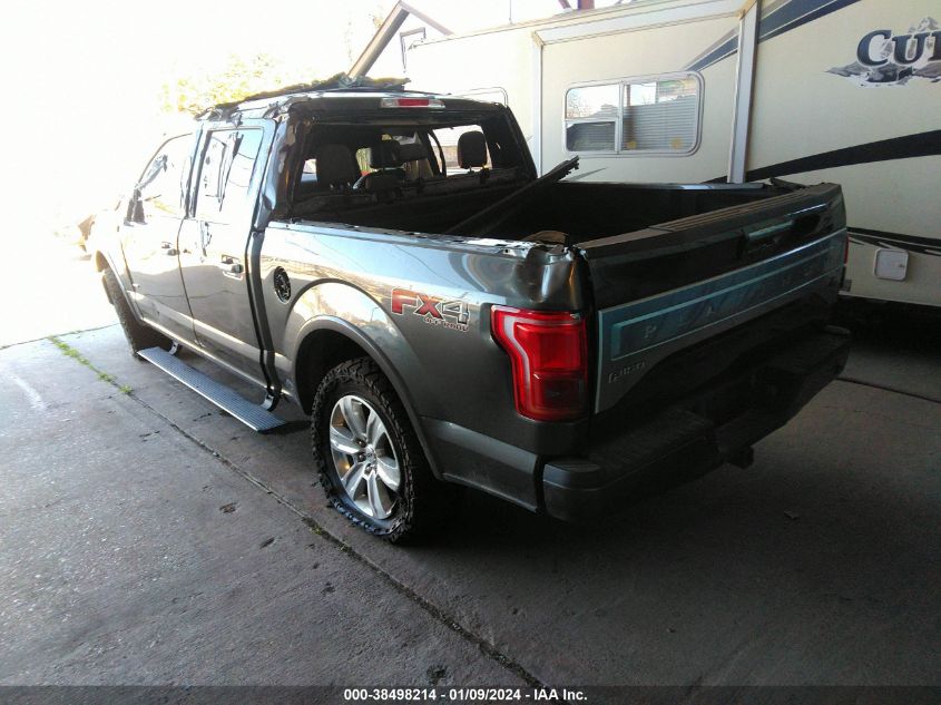 2015 FORD F-150 PLATINUM - 1FTEW1EG5FFA99484