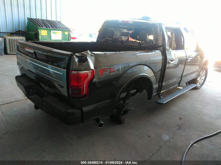 2015 FORD F-150 PLATINUM - 1FTEW1EG5FFA99484