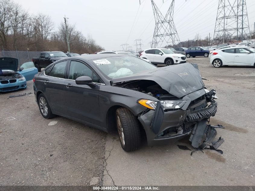 2017 FORD FUSION SE - 3FA6P0HD7HR390982