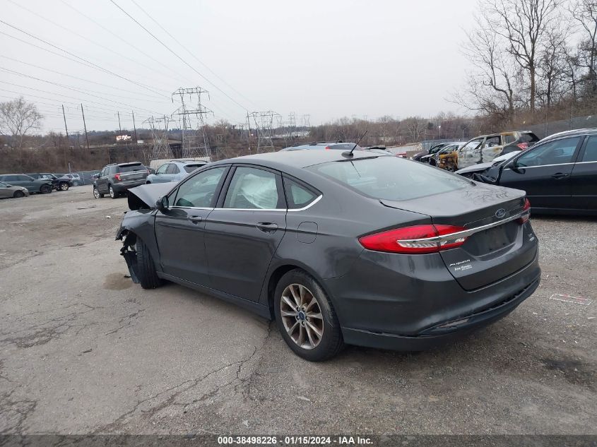 2017 FORD FUSION SE - 3FA6P0HD7HR390982