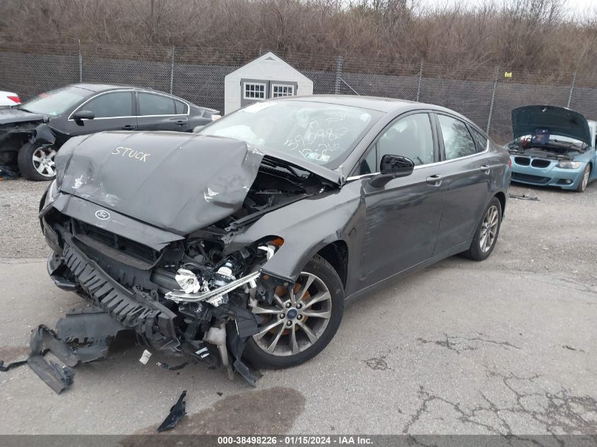 2017 FORD FUSION SE - 3FA6P0HD7HR390982