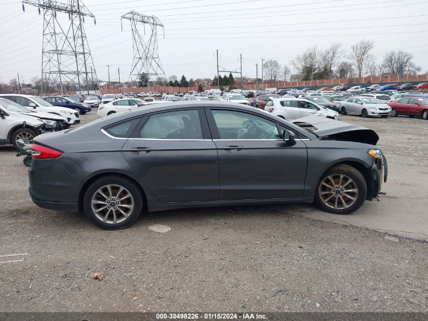 2017 FORD FUSION SE - 3FA6P0HD7HR390982