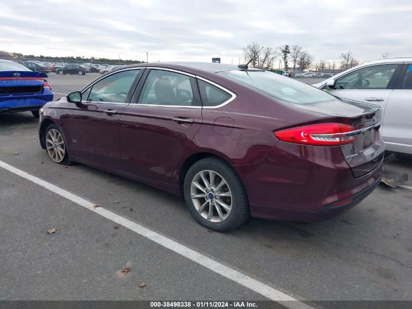 2017 FORD FUSION SE - 3FA6P0HD3HR128862