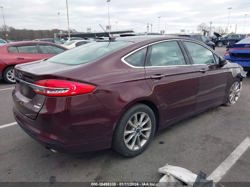 2017 FORD FUSION SE - 3FA6P0HD3HR128862