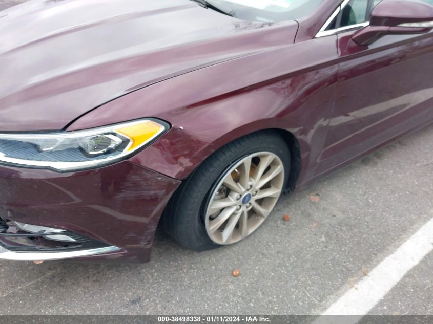 2017 FORD FUSION SE - 3FA6P0HD3HR128862