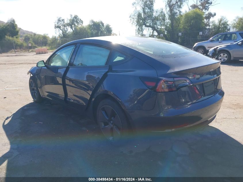 2023 TESLA MODEL 3 REAR-WHEEL DRIVE - 5YJ3E1EA5PF622112