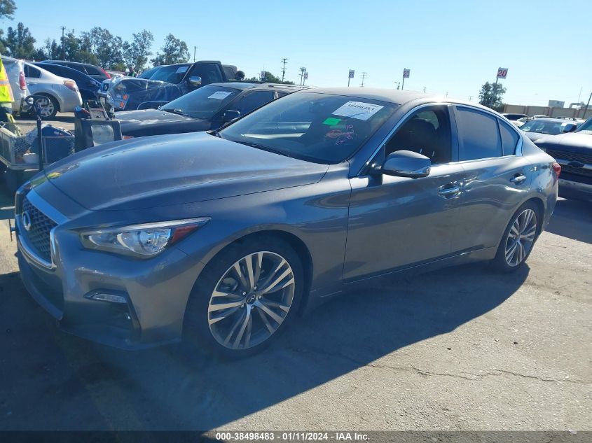 2022 INFINITI Q50 SENSORY JN1EV7CP1NM311271