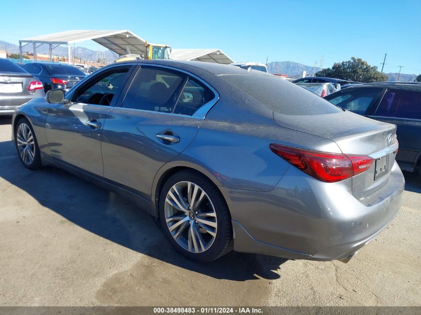 2022 INFINITI Q50 SENSORY JN1EV7CP1NM311271